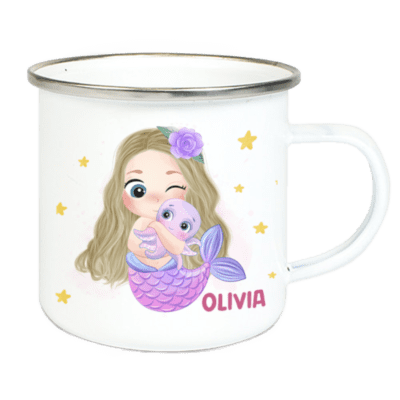 Personalizirana dječja šalica "Sirena"