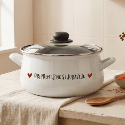 EMAJLIRAN LONAC `PRIPREMLJENO S LJUBAVLJU` 6,5 LITARA